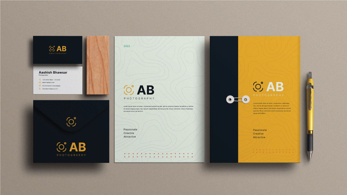 AB Photography Branding Collaterals