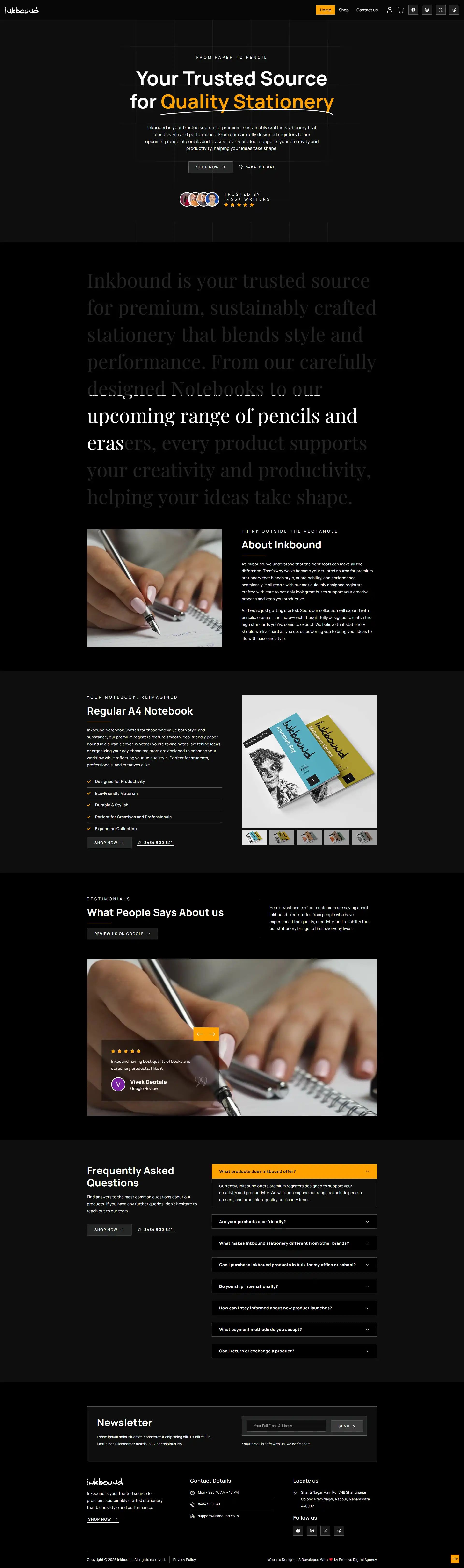 Inkbound Website
